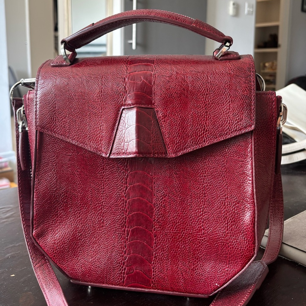 Alexander Wang Red Burgundy Purse New With Tags
